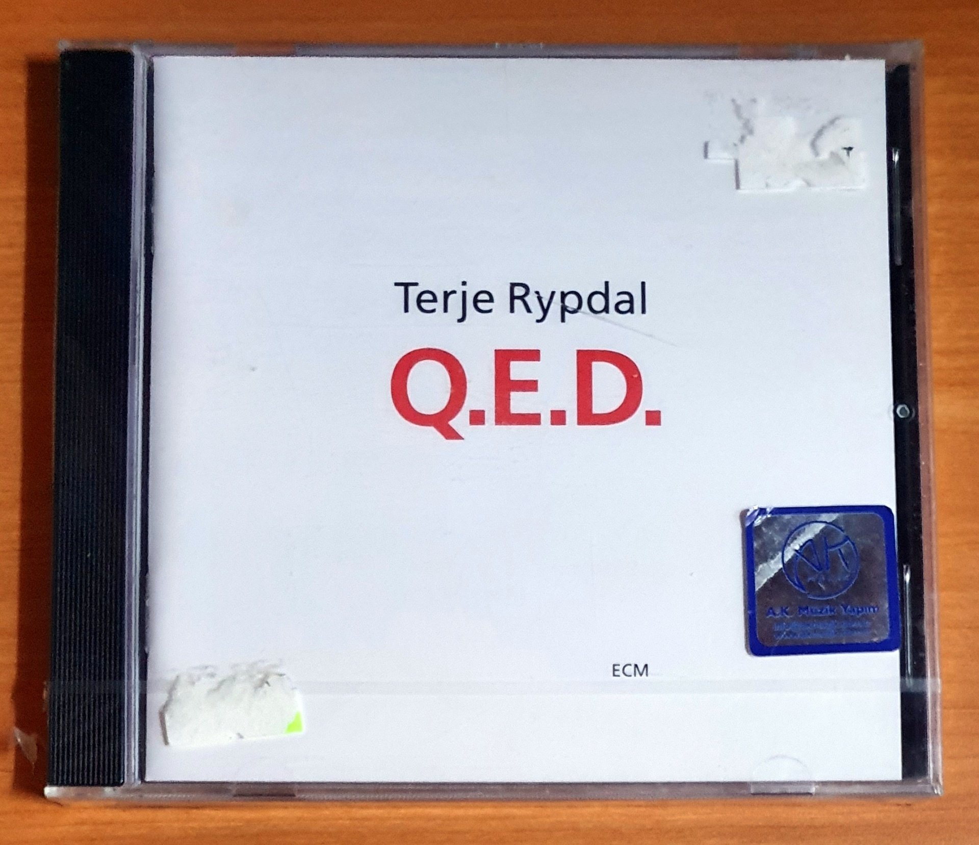 TERJE RYPDAL - Q.E.D. (1993) - CD ECM RECORDS SIFIR