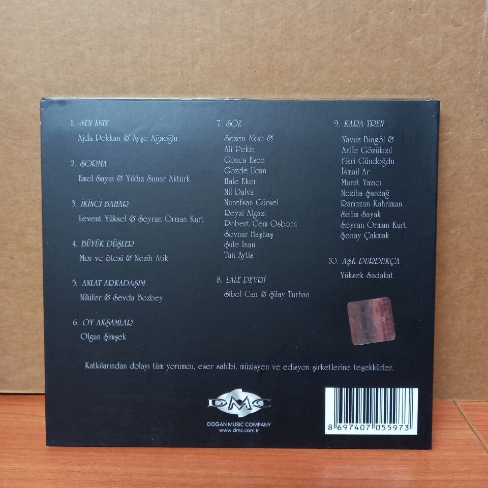 ESİRGEMEDEN / AJDA PEKKAN, OLGUN ŞİMŞEK, EMEL SAYIN, SEZEN AKSU, LEVENT YÜKSEL, NİLÜFER, MOR VE ÖTESİ, SİBEL CAN (2010) - CD 2.EL