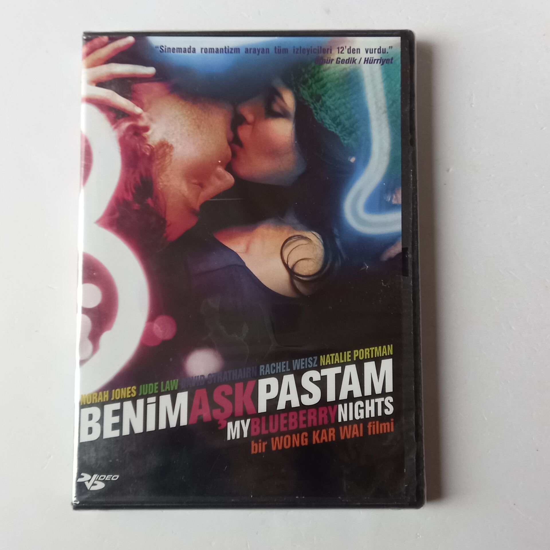 BENİM AŞK PASTAM - MY BLUEBERRY NIGHTS - WONG KAR WAI - DVD SIFIR