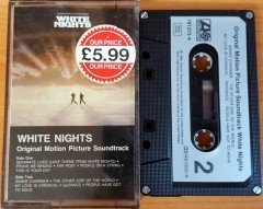 WHITE NIGHTS - SOUNDTRACK (1985) ATLANTIC CASSETTE MADE IN GERMANY ''USED'' PAPER LABEL