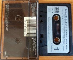 WHITE NIGHTS - SOUNDTRACK (1985) ATLANTIC CASSETTE MADE IN GERMANY ''USED'' PAPER LABEL
