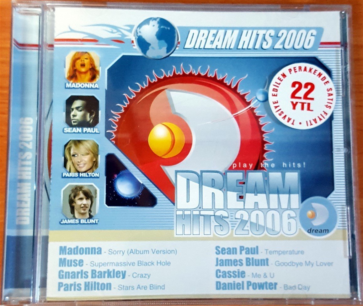 DREAM HITS 2006 - MADONNA MUSE SEAN PAUL CASSIE JAMES BLUNT - CD 2.EL