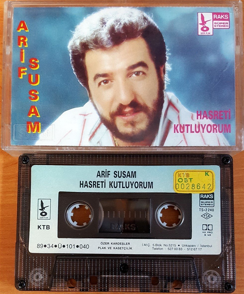 ARİF SUSAM - HASRETİ KUTLUYORUM KASET 2.EL