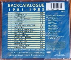 FRONT 242 - BACKCATALOGUE (1987) - CD 1992 REMASTERED EPIC REISSUE 2.EL
