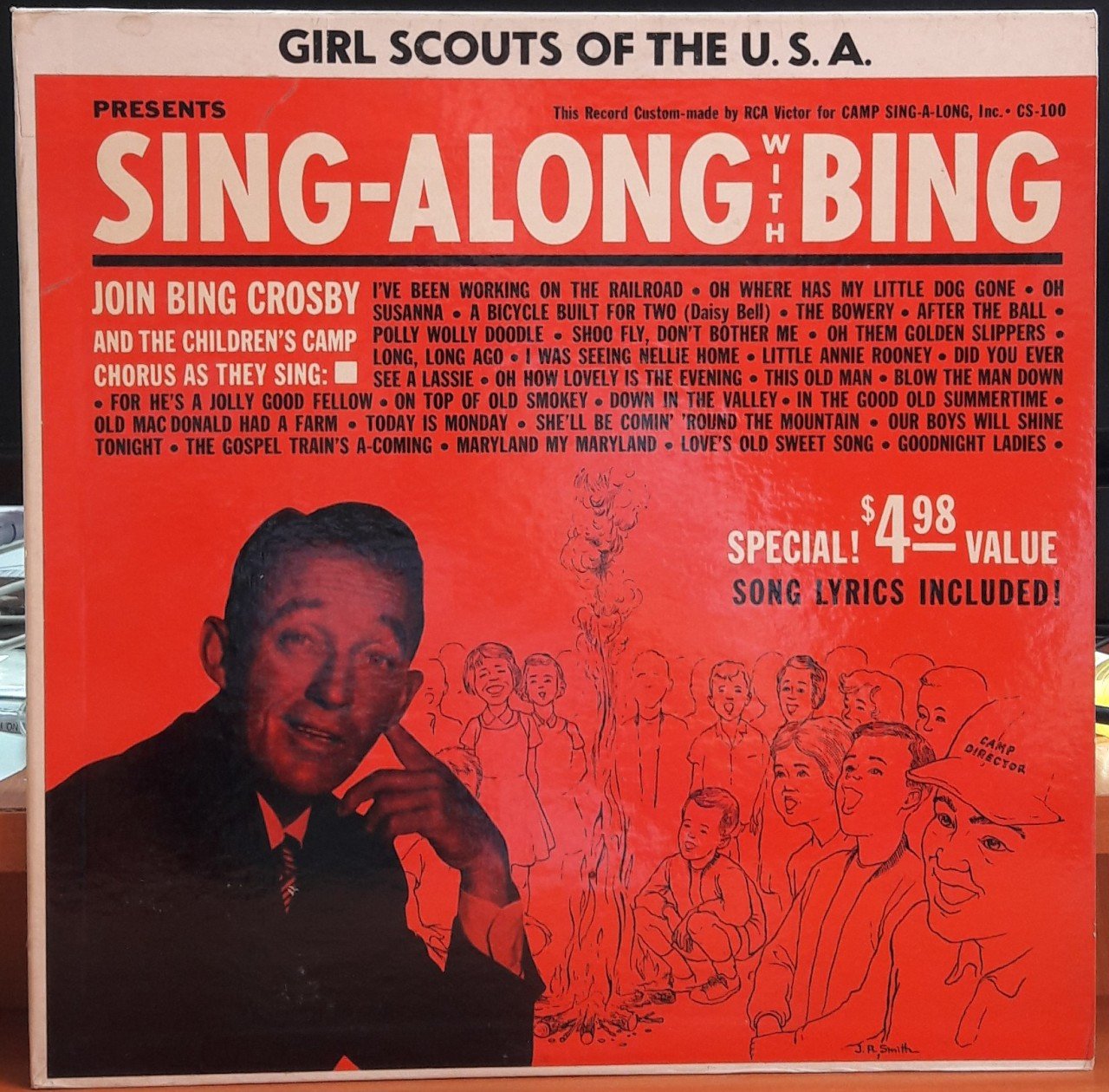 BING CROSBY - SING-ALONG WITH BING - PLAK 2.EL