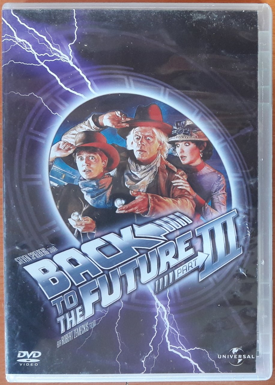 BACK TO THE FUTURE PART III - GELECEĞE DÖNÜŞ - MICHAEL J. FOX - ROBERT ZEMECKIS - DVD 2.EL