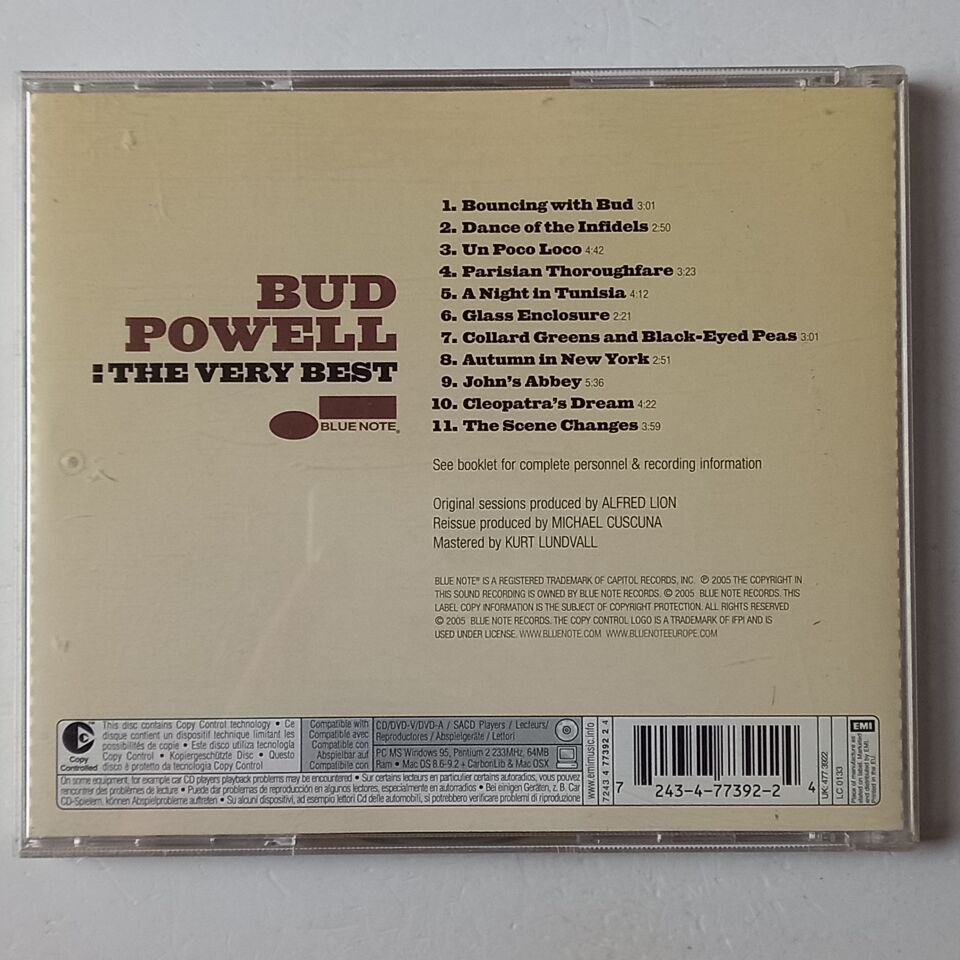 BUD POWELL – THE VERY BEST (2005)  - CD 2.EL