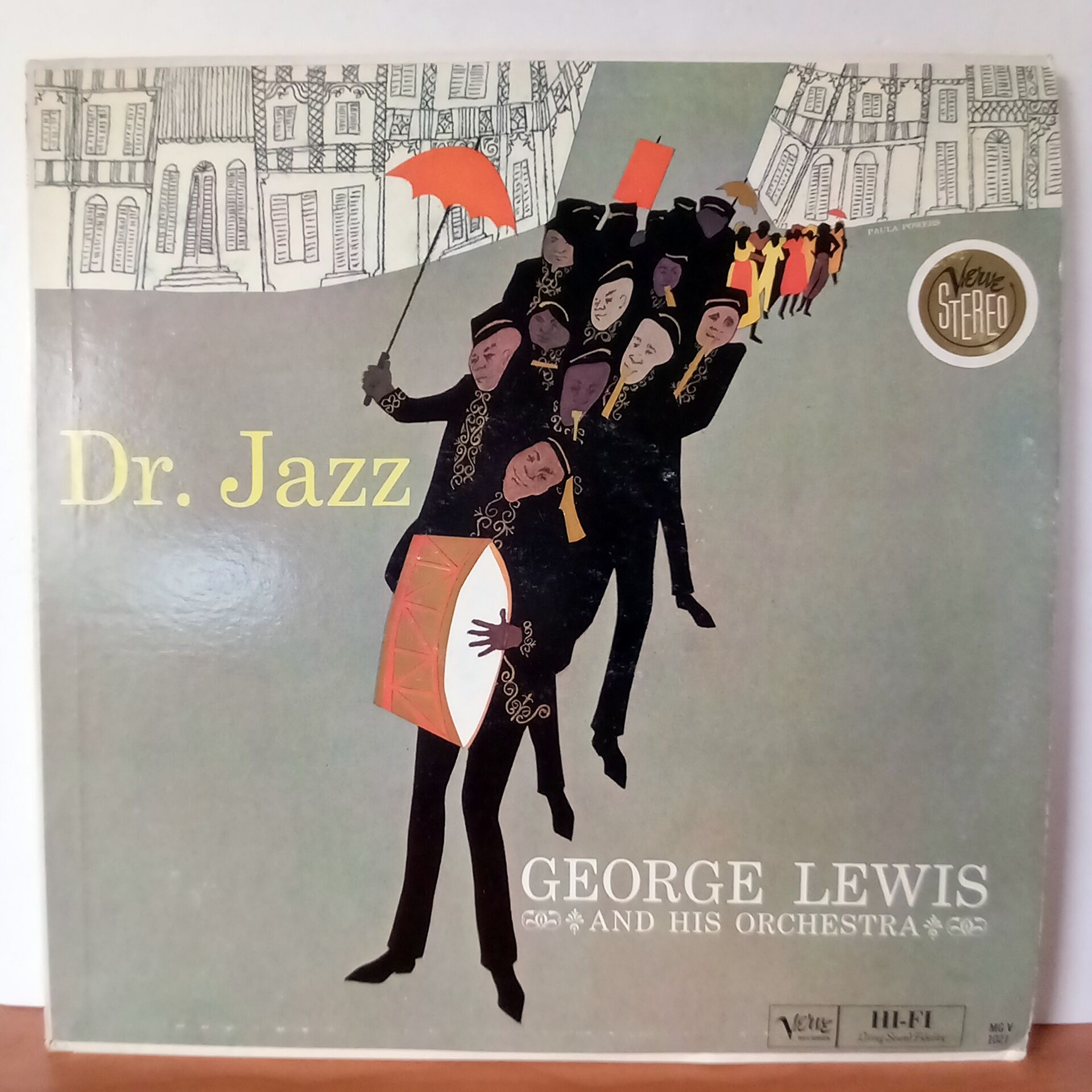 GEORGE LEWIS AND HIS ORCHESTRA – DR. JAZZ (1957) - LP 2.EL PLAK