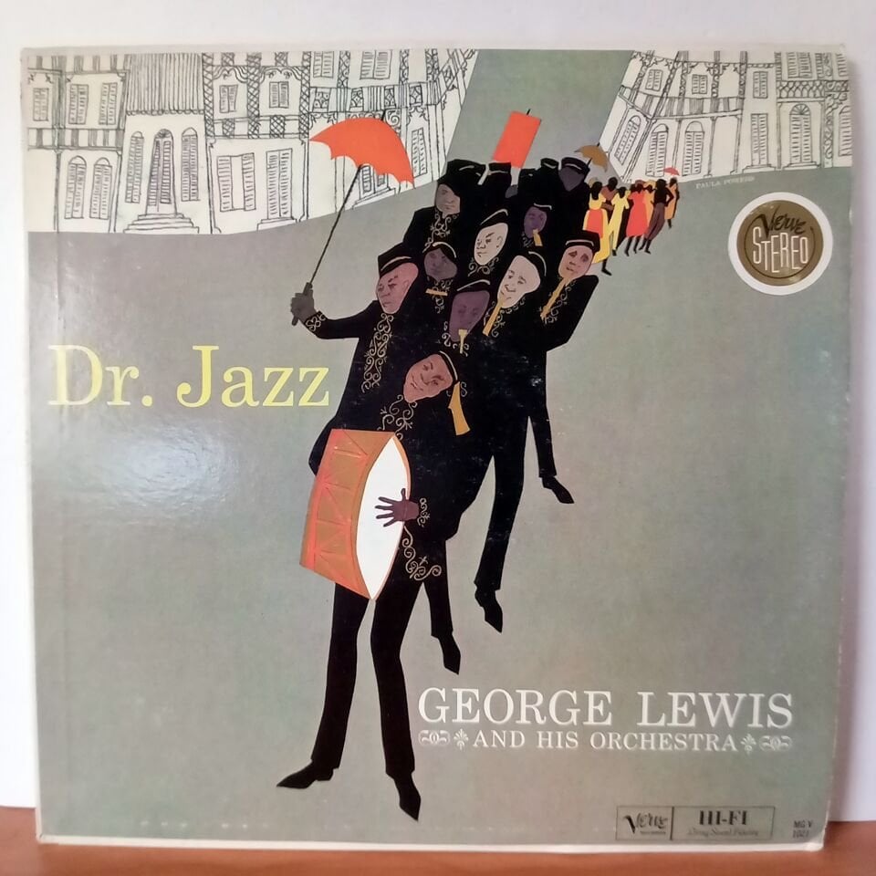 GEORGE LEWIS AND HIS ORCHESTRA – DR. JAZZ (1957) - LP 2.EL PLAK
