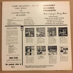 HARRY BELAFONTE - FOLK SONGS AND CALYPSO WITH THE ISLANDERS (1960) 2.EL PLAK