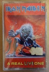 IRON MAIDEN A REAL LIVE ONE CASSETTE 1993 MADE IN TURKEY PINK BANDEROLE ''NEW''