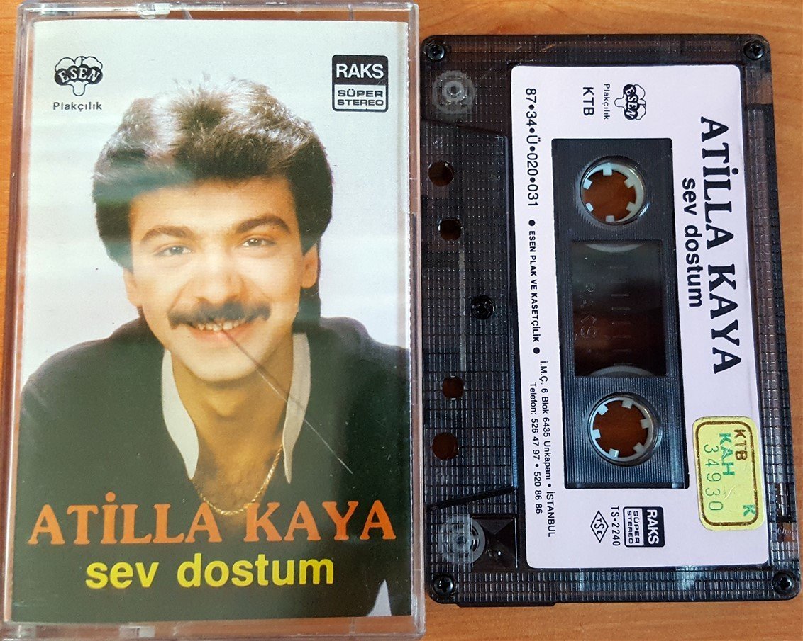 ATİLLA KAYA - SEV DOSTUM (1987) - KASET 2.EL