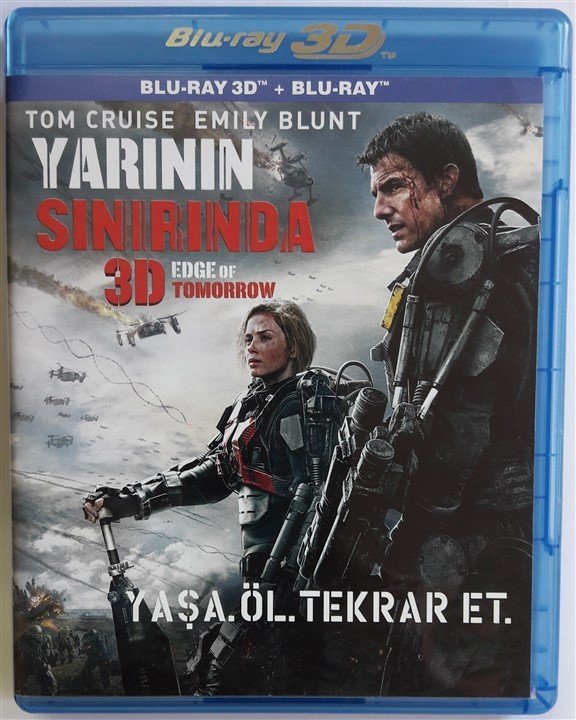 EDGE OF TOMORROW - YARININ SINIRINDA - TOM CRUISE - EMILY BLUNT - 3D+BLU-RAY 2.EL