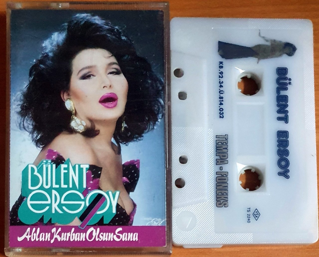 BÜLENT ERSOY - ABLAN KURBAN OLSUN SANA (1992) - KASET 2.EL