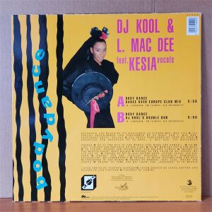 DJ KOOL & L. MAC DEE FEAT. KESIA - BODY DANCE (1990) - 12'' 45RPM MAXI SINGLE 2.EL PLAK