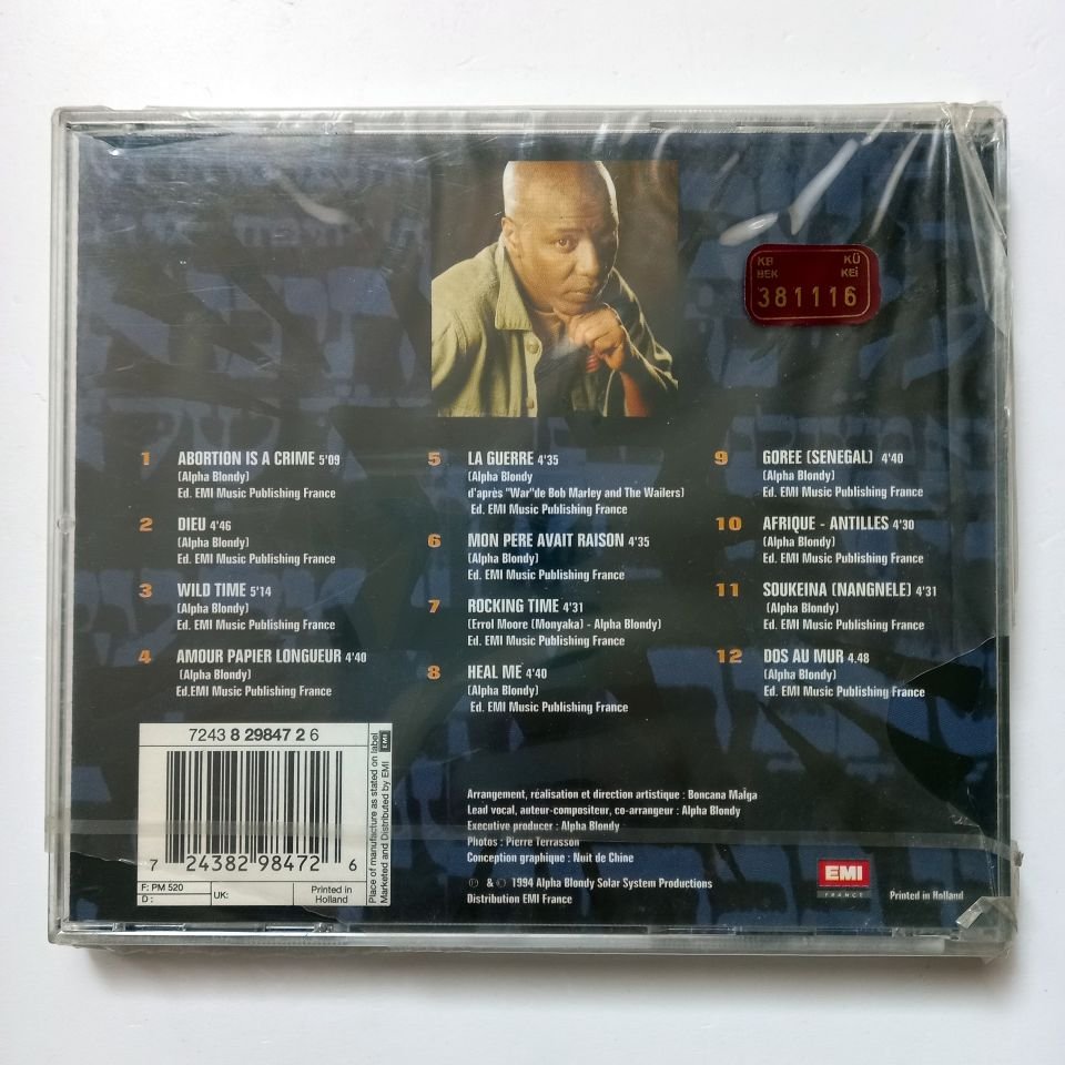 ALPHA BLONDY AND THE SOLAR SYSTEM – DIEU (1994) - CD SIFIR