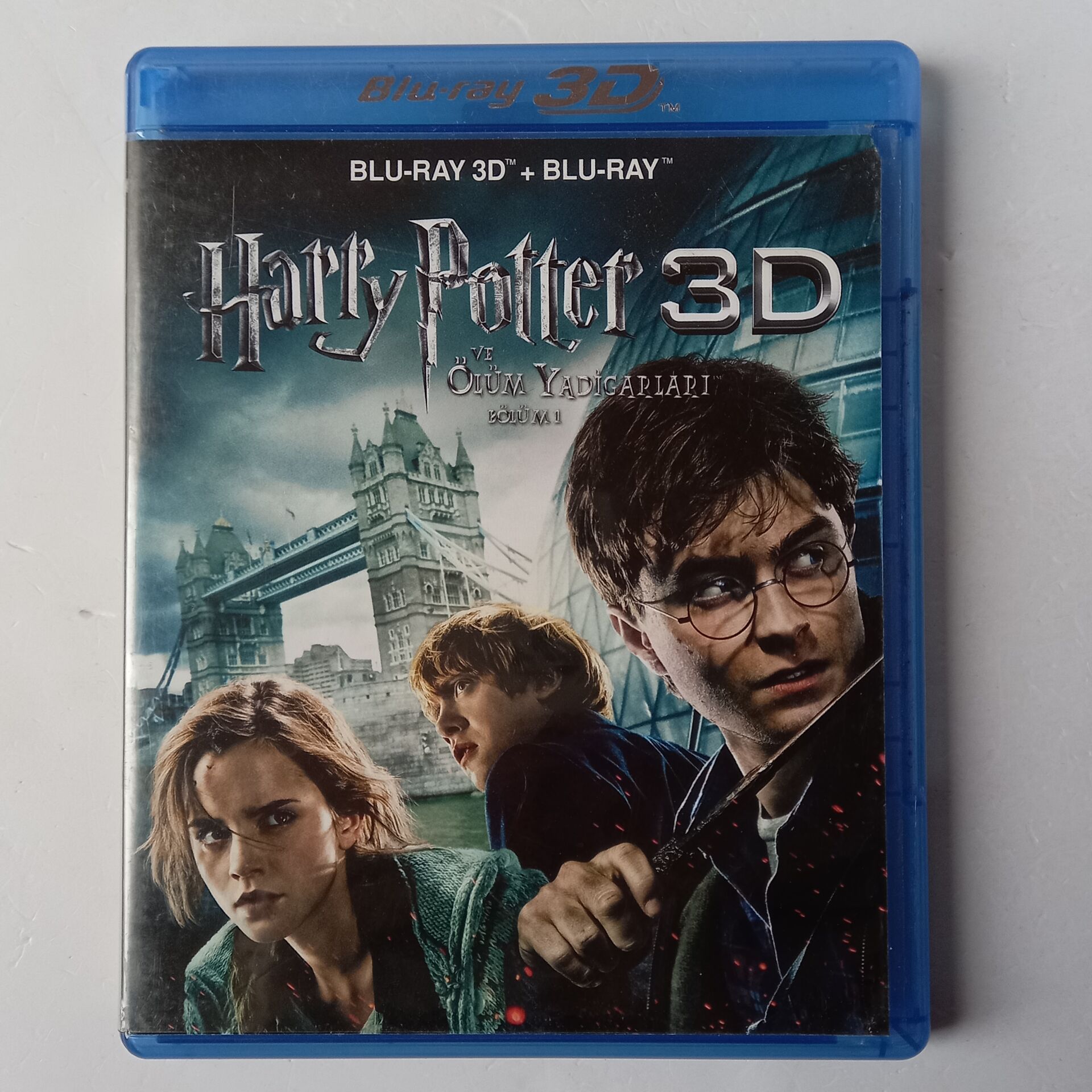 HARRY POTTER VE ÖLÜM YADİGARLARI BÖLÜM 1 - BLU-RAY 3D + BLU RAY 2.EL