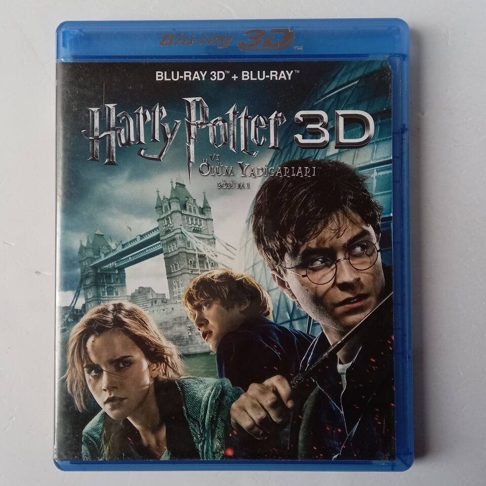 HARRY POTTER VE ÖLÜM YADİGARLARI BÖLÜM 1 - BLU-RAY 3D + BLU RAY 2.EL