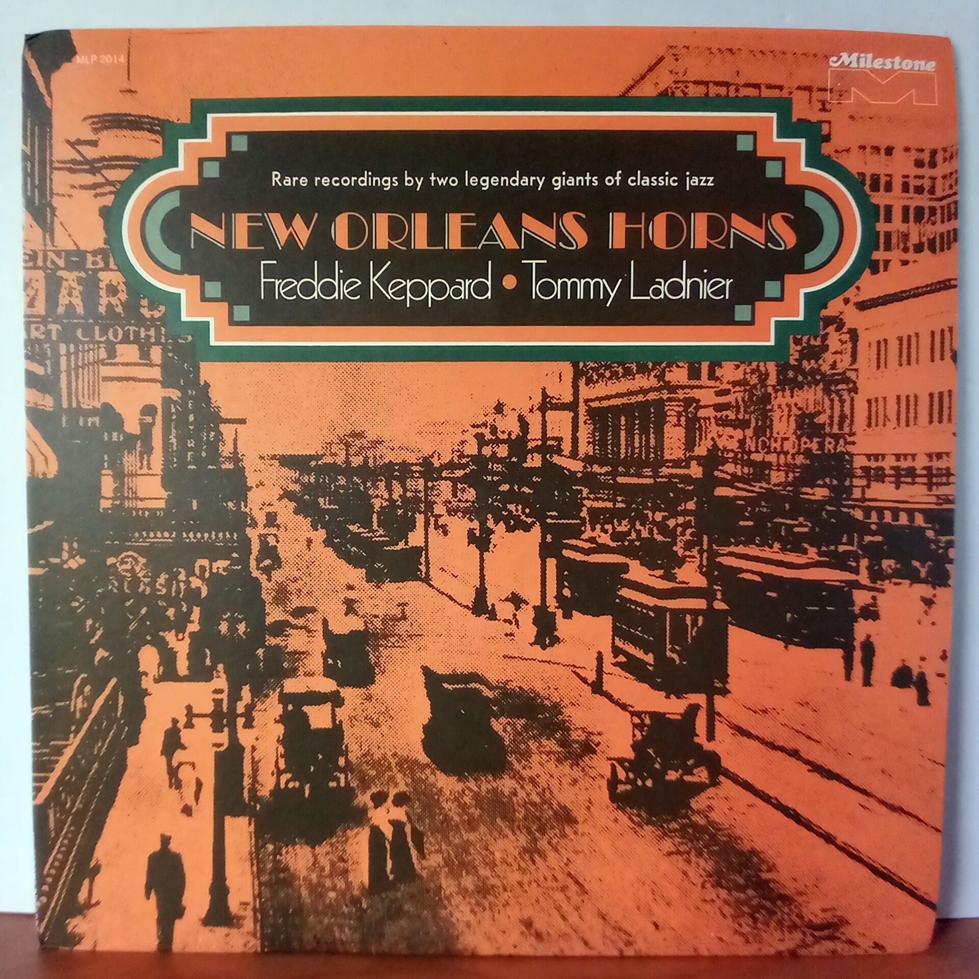 NEW ORLEANS HORNS / FREDDIE KEPPARD, TOMMY LADNIER (1970) - LP 2.EL PLAK