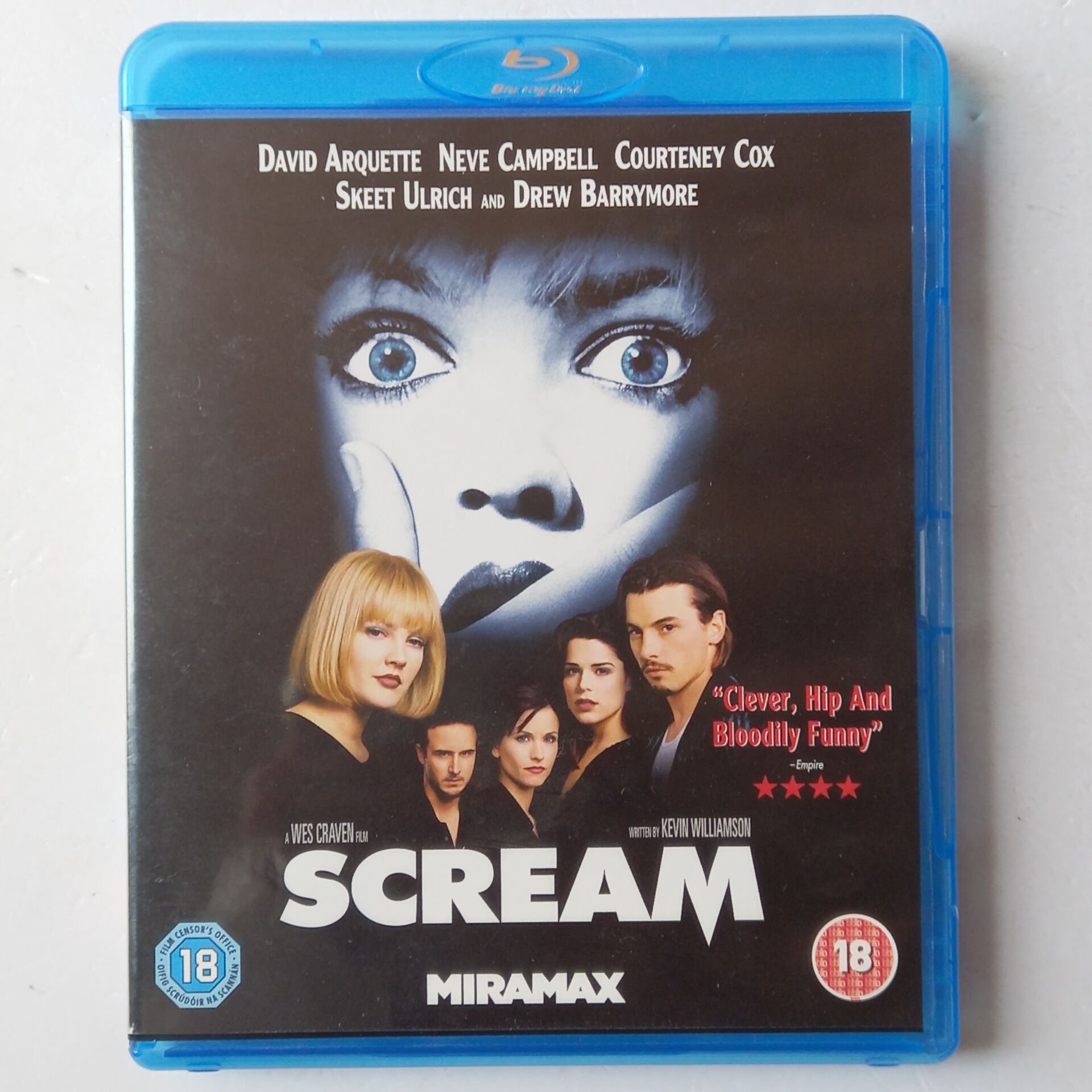 SCREAM - DAVID ARQUETTE, NEVE CAMPBELL, COURTENEY COX - BLU-RAY 2.EL