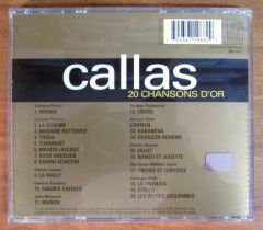 MARIA CALLAS - 20 CHANSONS D'OR - CD 2.EL