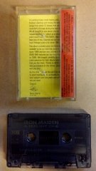 IRON MAIDEN A REAL LIVE ONE CASSETTE 1993 MADE IN TURKEY BLUE BANDEROLE ''USED''