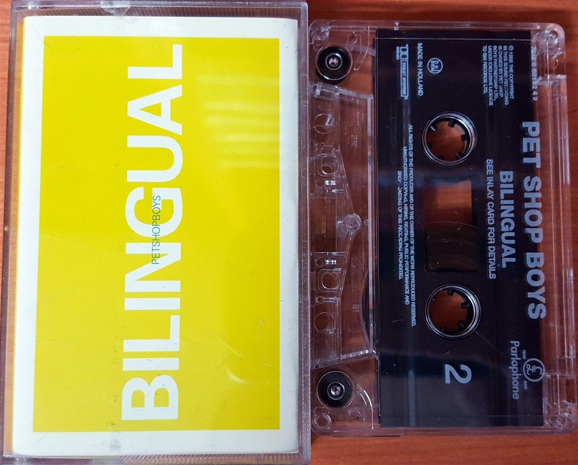 PET SHOP BOYS - BILINGUAL (1996) CASSETTE MADE IN HOLLAND ''USED''