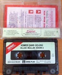 KOMEDİ DANS ÜÇLÜSÜ - ALLAK BULLAK SHOW-3 / SADDAM ÖZEL SAYISI (1991) - KASET 2.EL