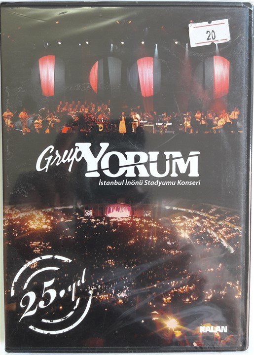 GRUP YORUM - İSTANBUL İNÖNÜ STADYUMU KONSERİ 25.YIL - 2DVD 2.EL
