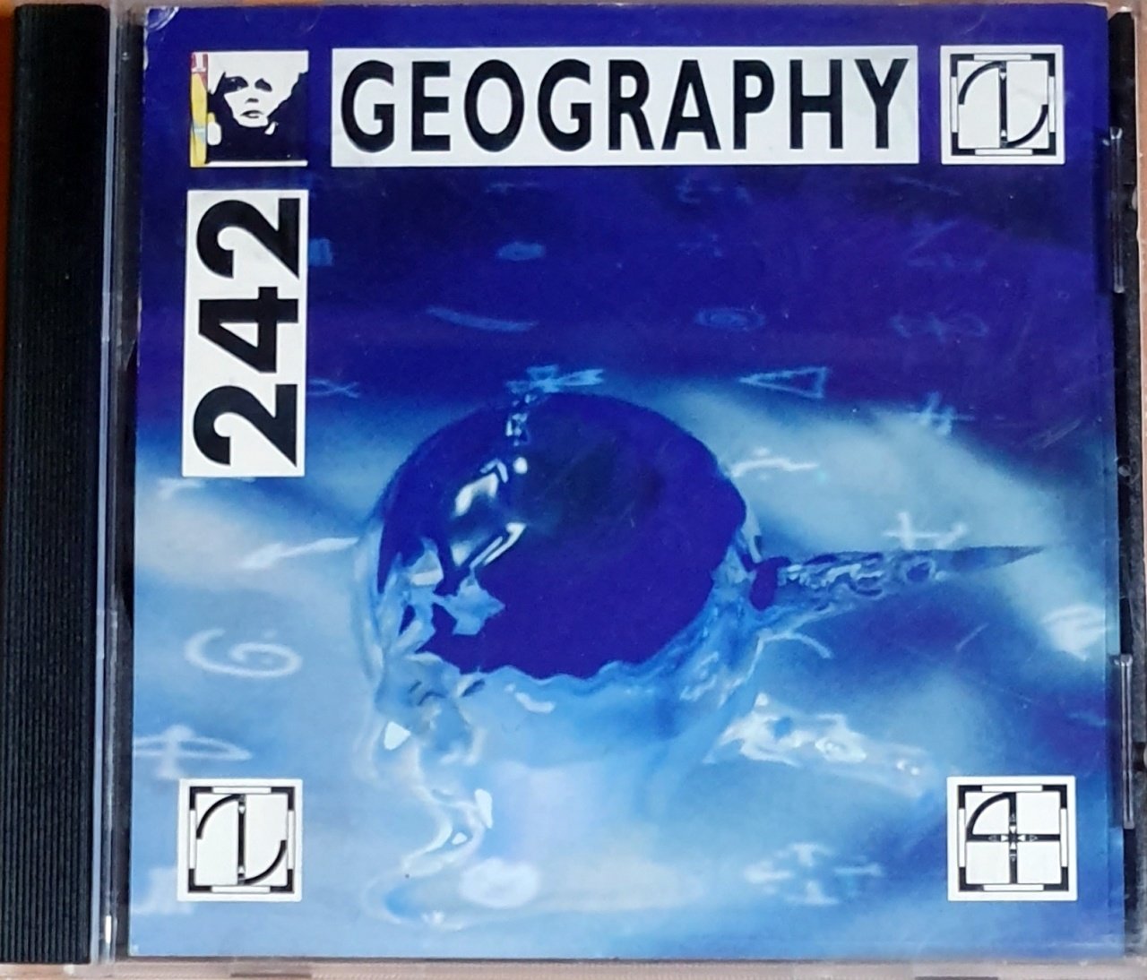 FRONT 242 - GEOGRAPHY (1982) - CD 1992 REMASTERED EPIC REISSUE 2.EL