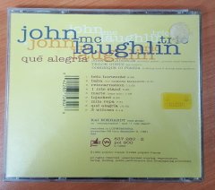 JOHN MC LAUGLIN TRIO - QUE ALEGRIA (1992) - CD 2.EL