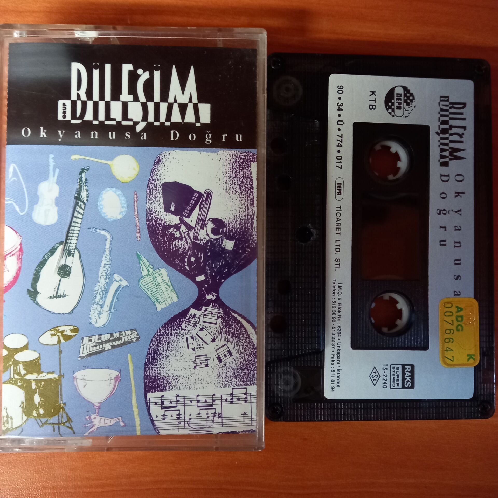 BİLEŞİM - OKYANUSA DOĞRU (1990) - KASET 2.EL