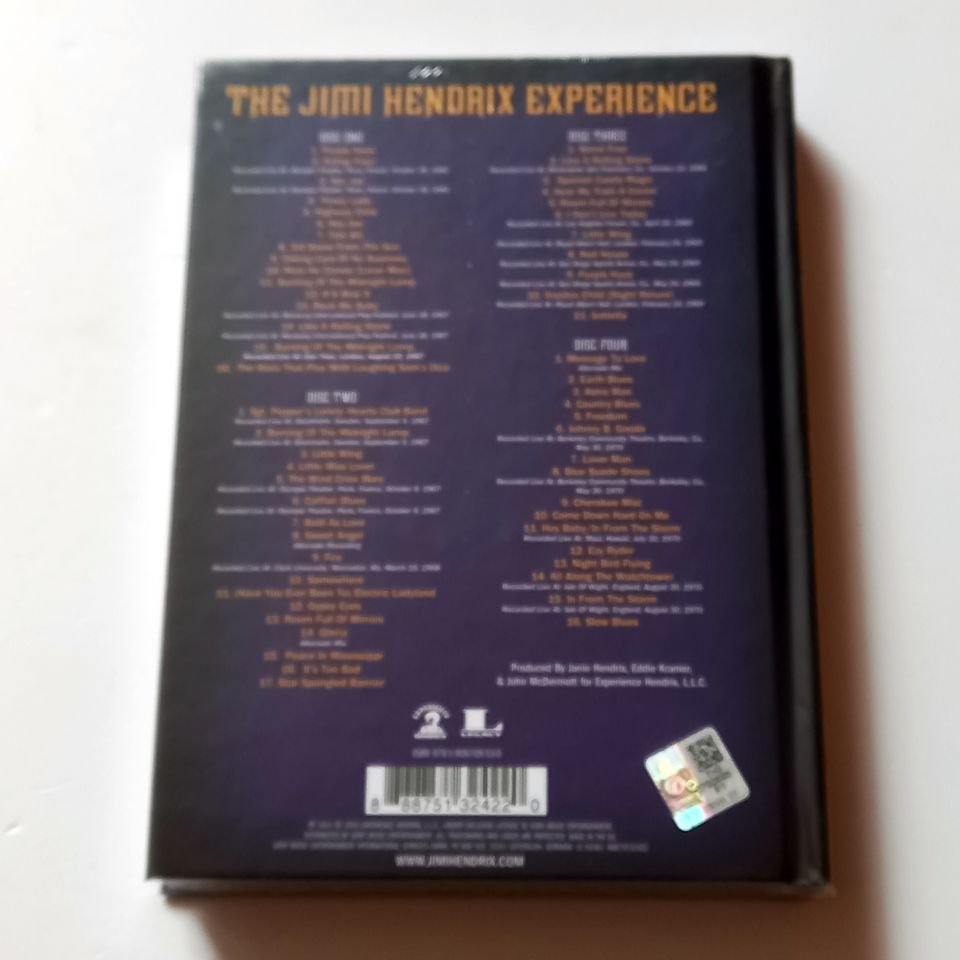 JIMI HENDRIX - THE JIMI HENDRIX EXPERIENCE (2015) - CD 4 DİSK BOX SET AMBALAJINDA SIFIR