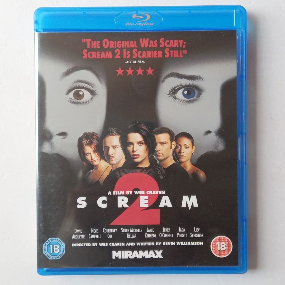 SCREAM 2 - DAVID ARQUETTE, NEVE CAMPBELL, COURTENEY COX - BLU-RAY 2.EL