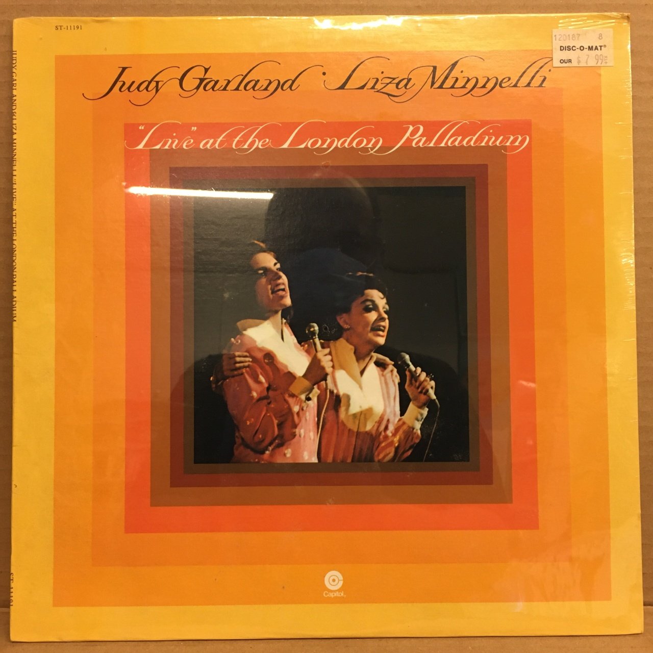JUDY GARLAND & LIZA MINNELLI - LIVE AT THE LONDON PALLADIUM 1973 SIFIR PLAK