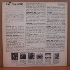 EDITH PIAF - CHANSONS - PLAK 2.EL