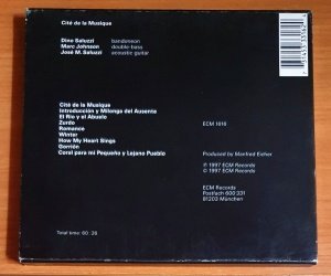 DINO SALUZI - CITE DE LA MUSIQUE (1997) - CD ECM RECORDS 2.EL