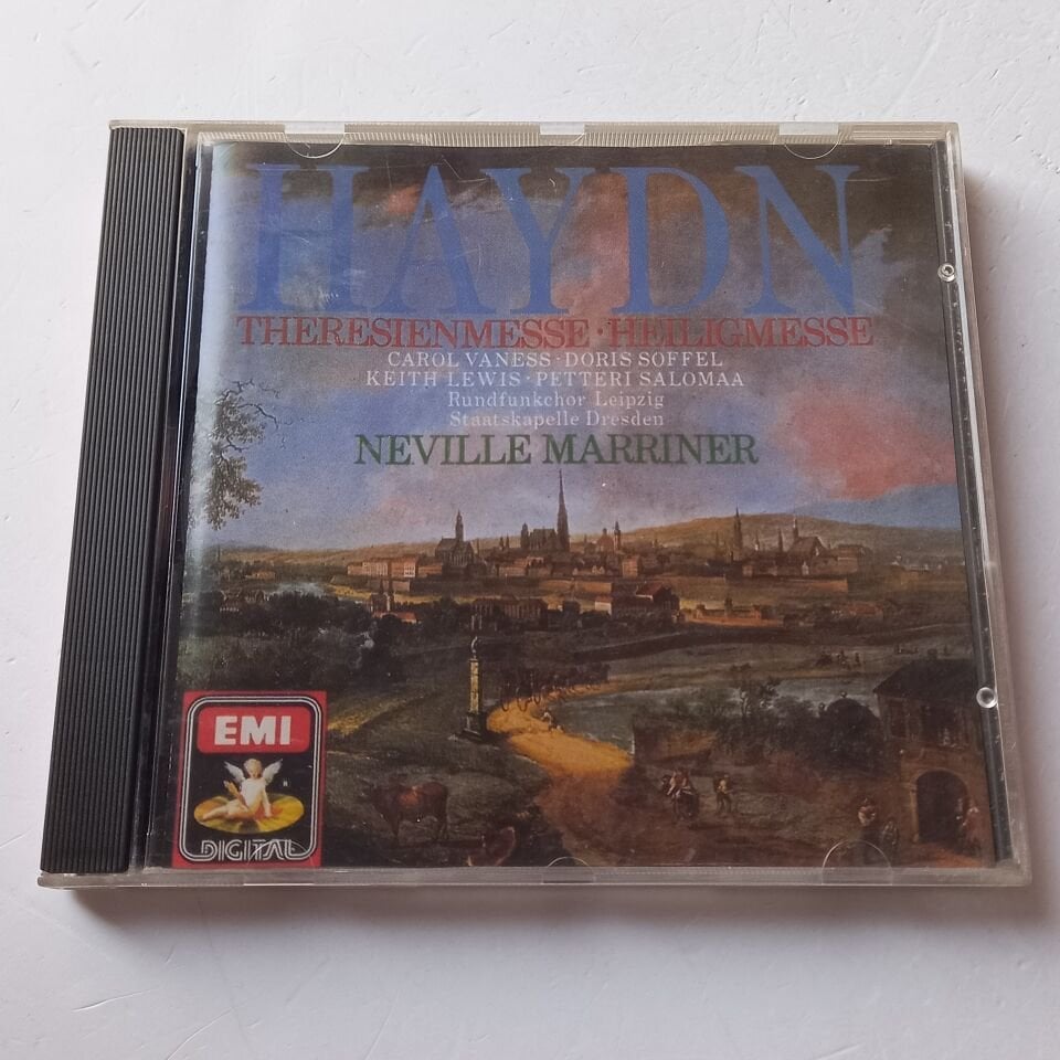 HAYDN THERESIENMESSE HEILIGMESSE NEVILLE MARINERY (1989) - CD REISSUE 2.EL