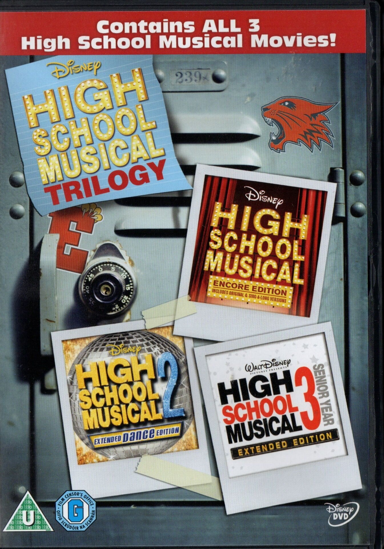 HIGH SCHOOL MUSICAL TRILOGY - 3xDVD 2.EL TR ALTYAZI YOKTUR