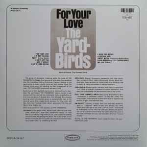 THE YARDBIRDS – FOR YOUR LOVE (1965) - LP 2024 REISSUE MONO VINYL SIFIR PLAK