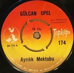 GÜLCAN OPEL - AYRILIK MEKTUBU / ZÜHTÜ 7'' 45 DEVİR