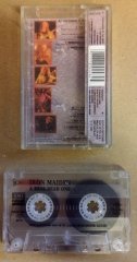 IRON MAIDEN A REAL DEAD ONE CASSETTE TRANSPARENT MADE IN TURKEY RED BANDEROLE ''USED''