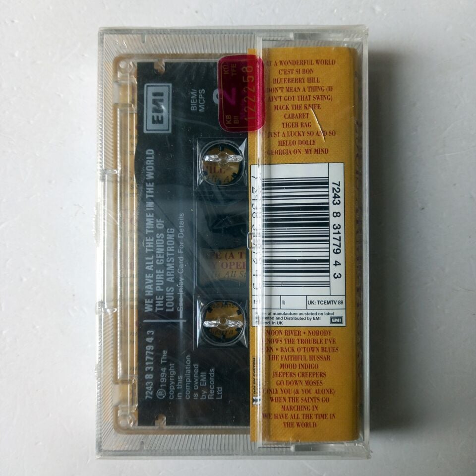 LOUIS ARMSTRONG – WE HAVE ALL THE TIME IN THE WORLD / THE PURE GENIUS OF LOUIS ARMSTRONG (1994) - KASET MADE IN UK SIFIR