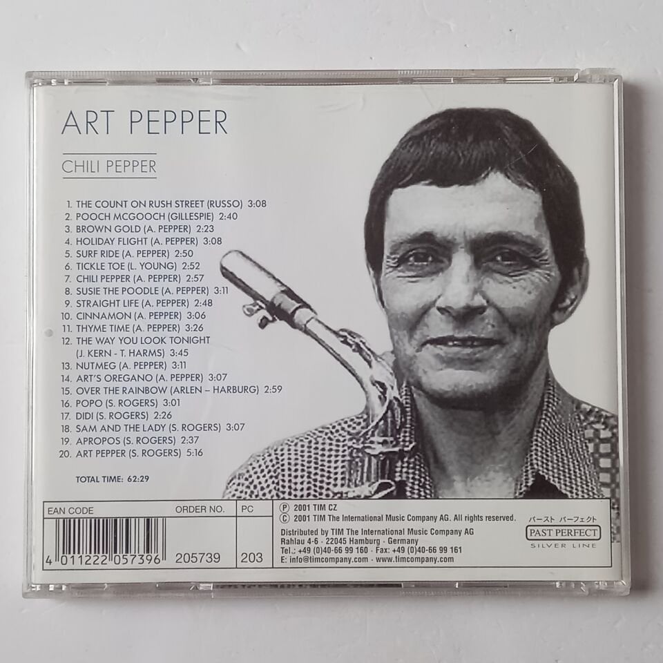 ART PEPPER – CHILI PEPPER (2001)  - CD 2.EL
