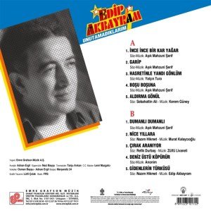 EDİP AKBAYRAM - UNUTAMADIKLARIM (1992) - LP 2022 BASKI SIFIR PLAK