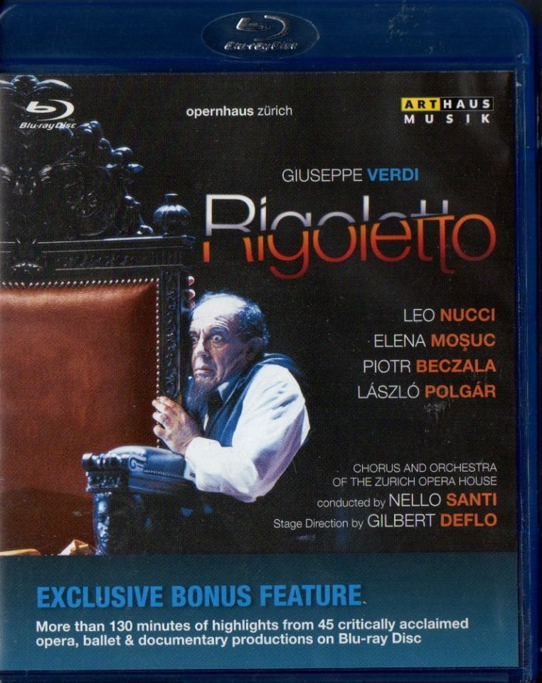 RIGOLETTO - GIUSEPPE VERDI - NELLO SANTI (2006) - BLU-RAY 2.EL