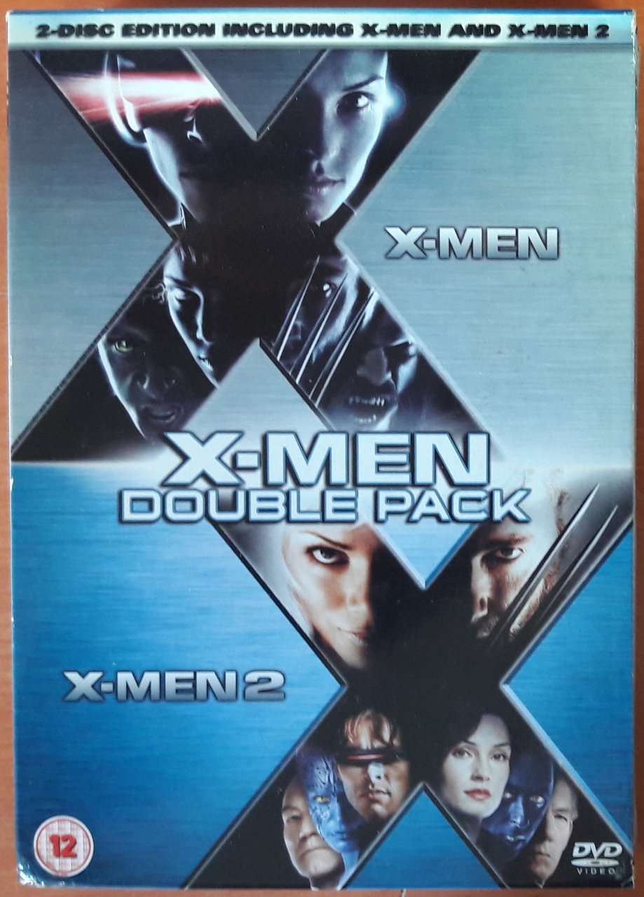 X-MEN / X-MEN 2 - DOUBLE PACK - 2DVD KUTU 2.EL