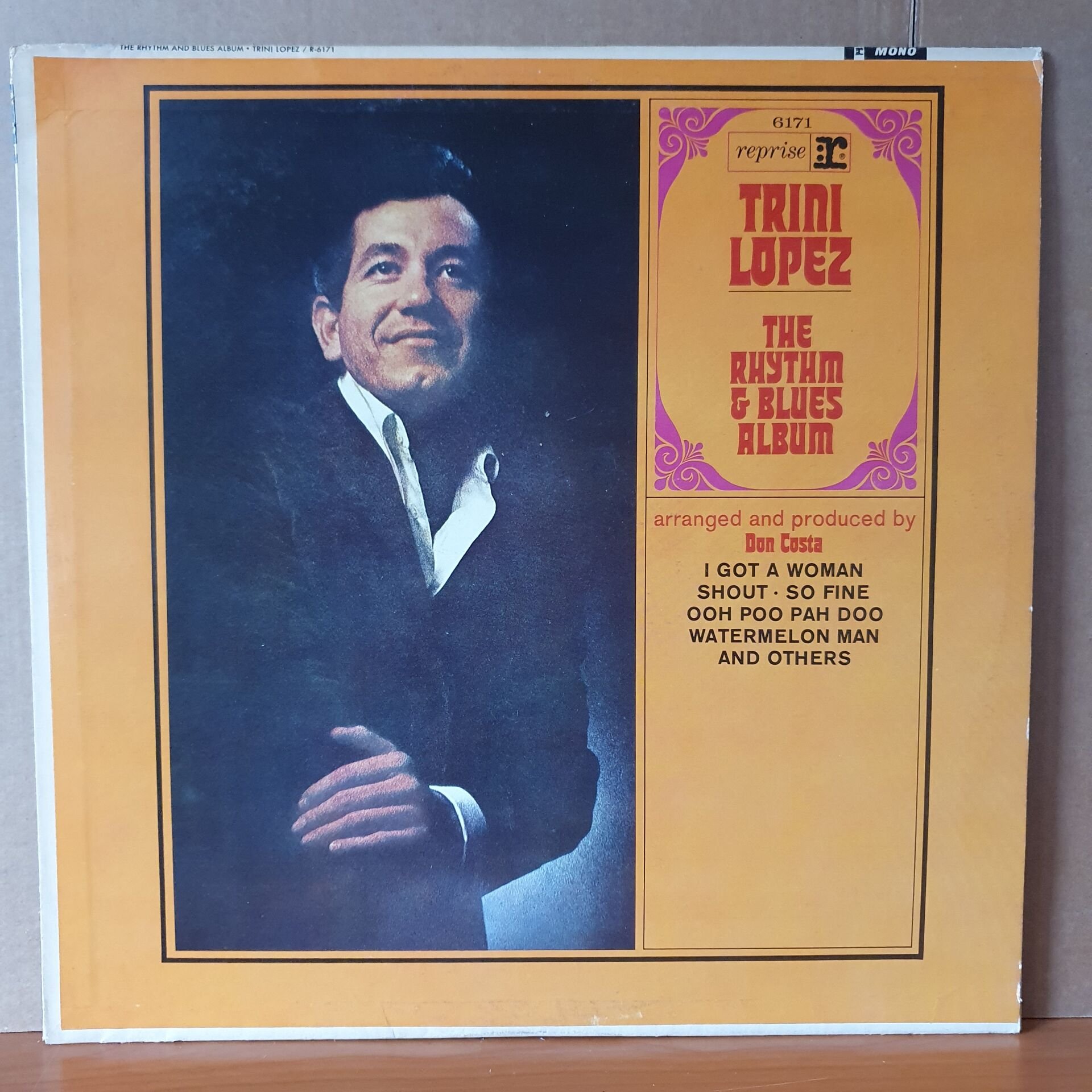TRINI LOPEZ - THE RHYTHM & BLUES ALBUM (1965) - LP 2.EL PLAK