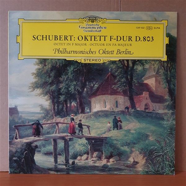 SCHUBERT: OKTETT F-DUR D.803 / PHILHARMONISCHES OKTETT BERLIN (1965) - LP 2.EL PLAK