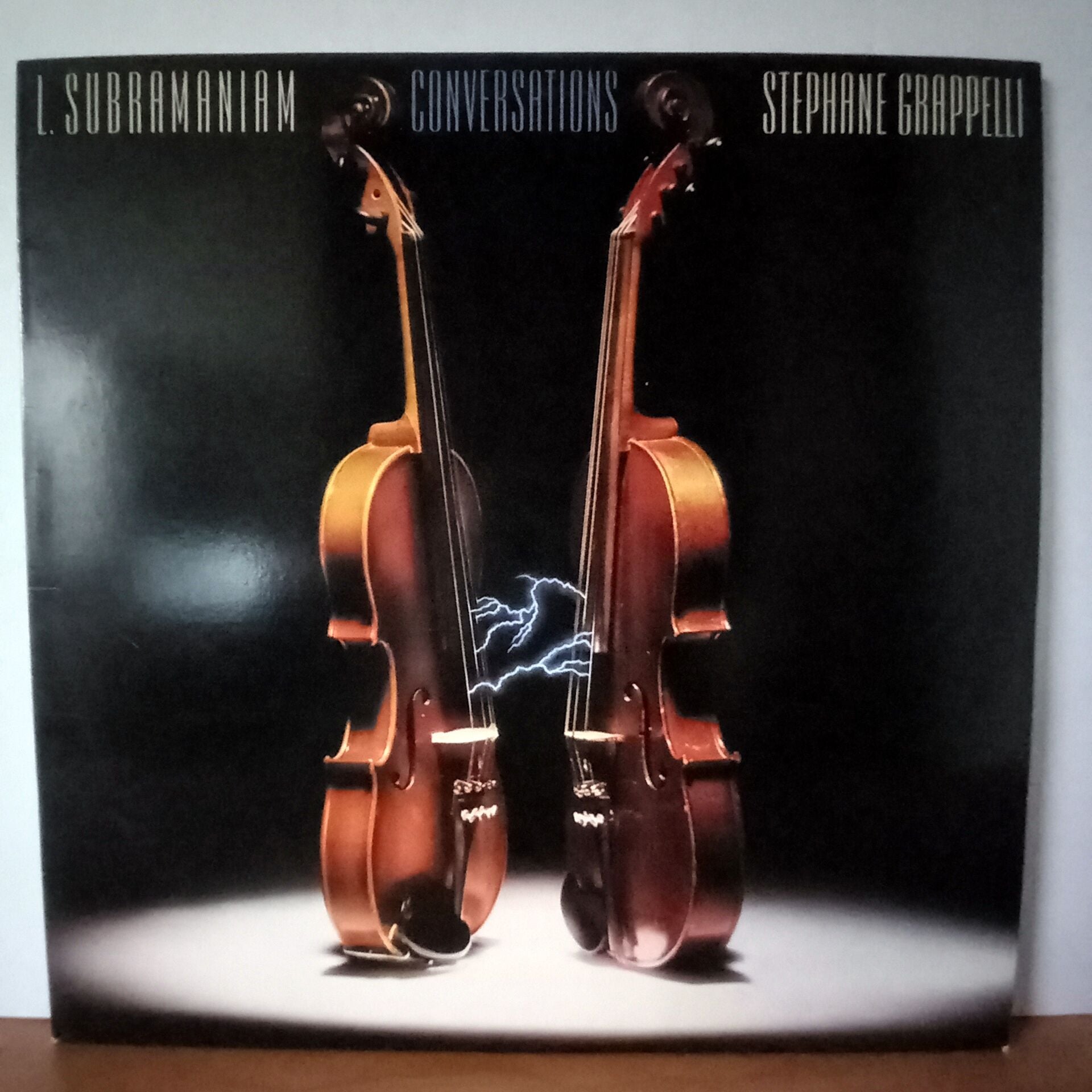 L. SUBRAMANIAM / STEPHANE GRAPPELLI – CONVERSATIONS (1984) - LP 2.EL PLAK